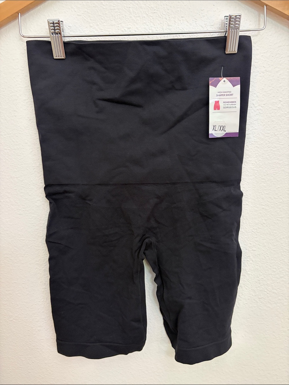 NWT Empetua by Shapermint High-Waisted Black Shaper Shorts